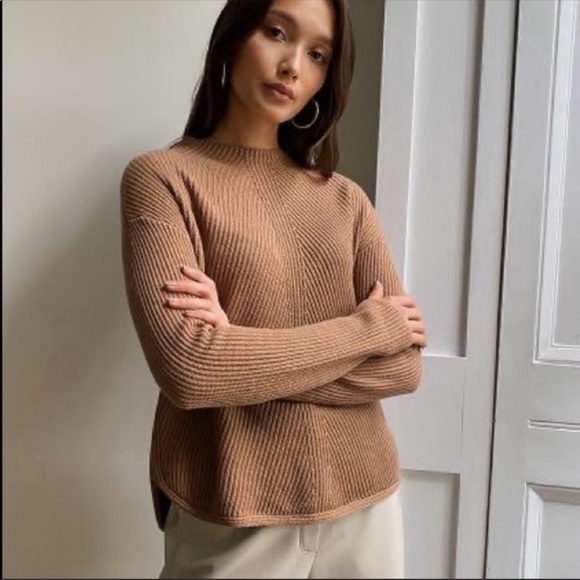 Aritzia Babaton Chalmers Sweater in Constant Camel size small - Picture 2 of 6